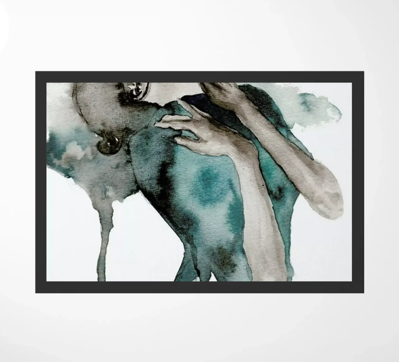 Storm Clouds doormat by Larissa van der Laan