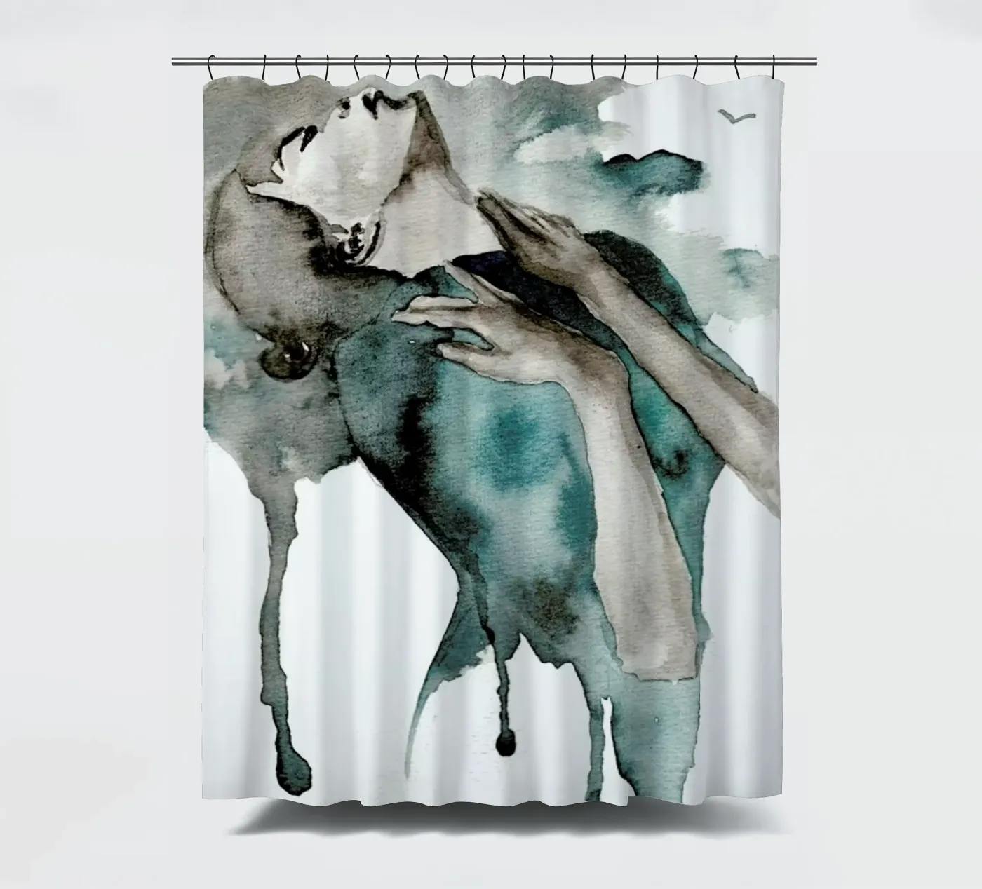 Storm Clouds Duschvorhang von Larissa van der Laan