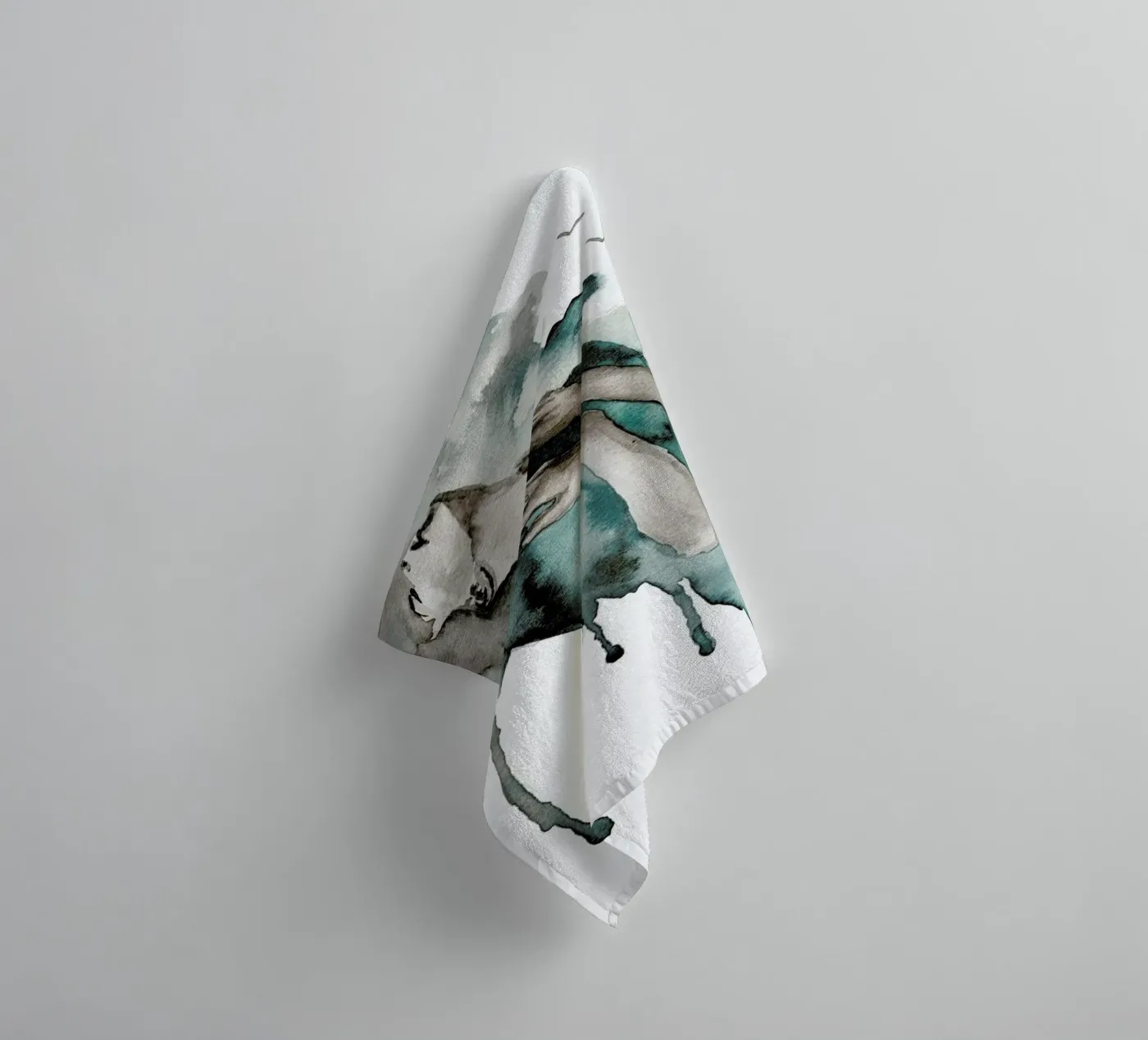 Storm Clouds towel by Larissa van der Laan