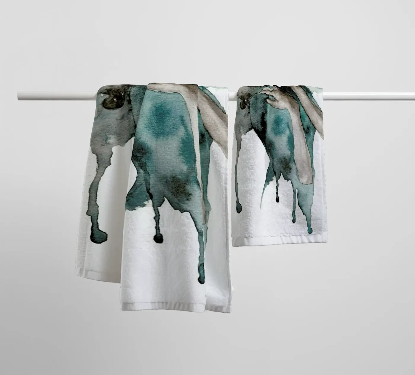 Storm Clouds towel by Larissa van der Laan