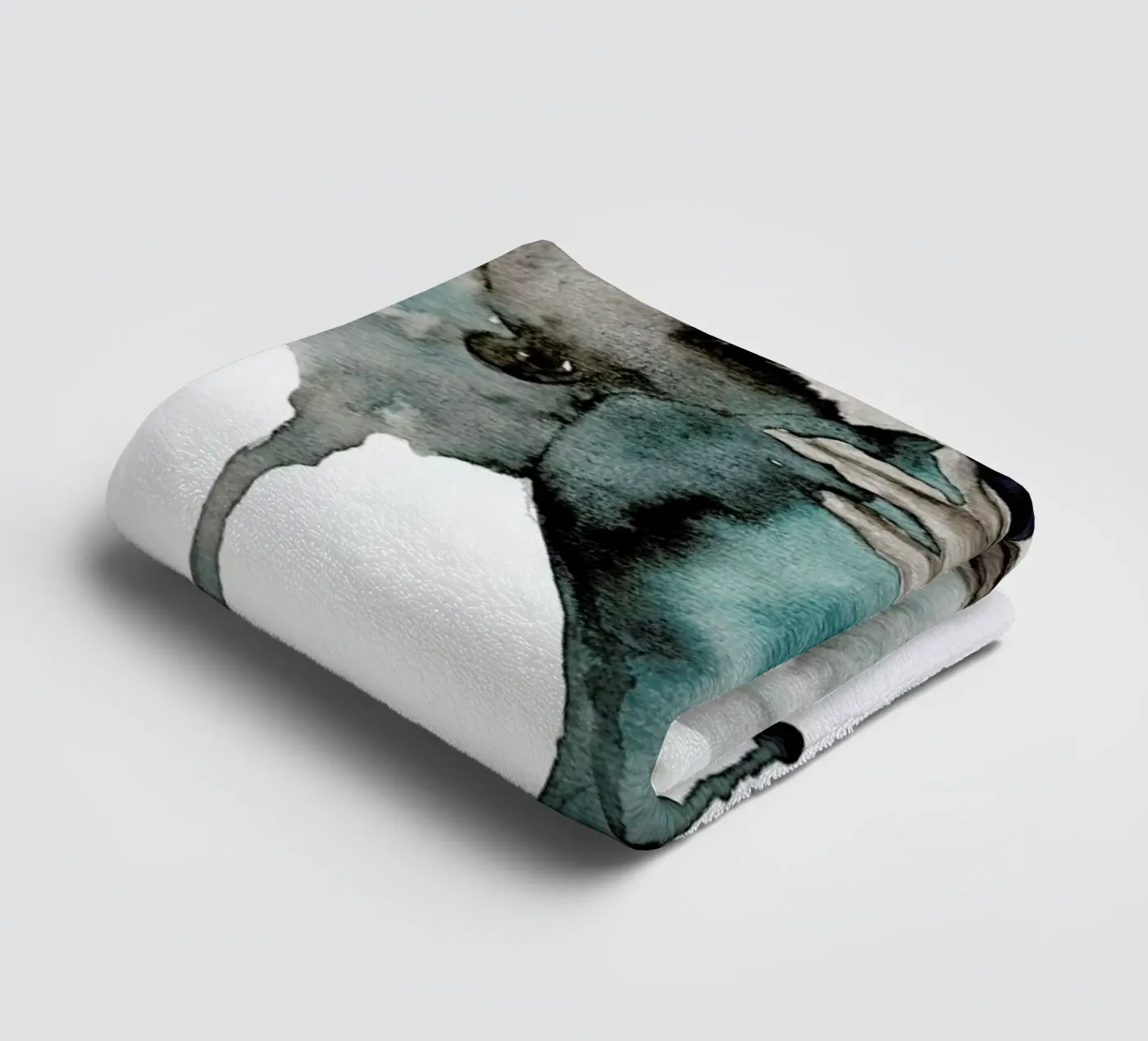 Storm Clouds badhanddoek van Larissa van der Laan