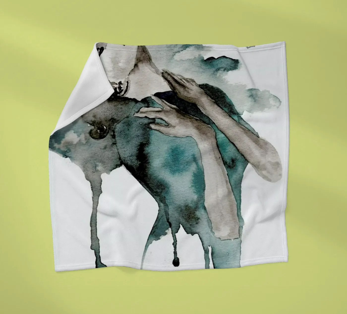 Storm Clouds fleecedeken van Larissa van der Laan