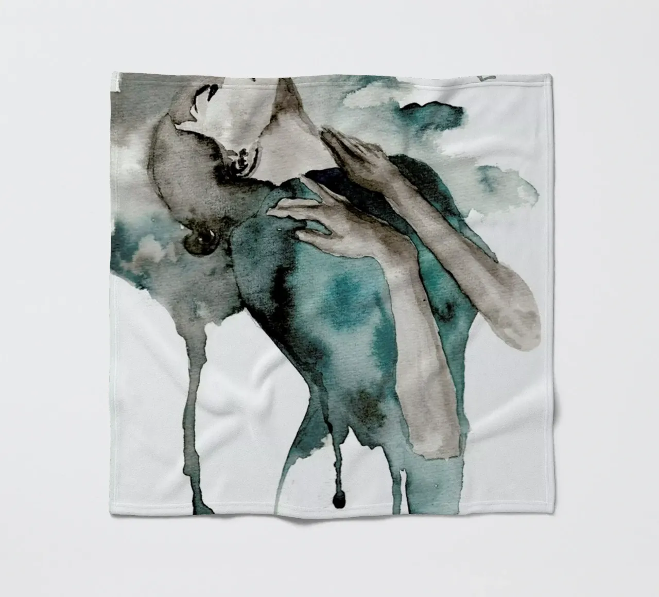 Storm Clouds Fleecedecke von Larissa van der Laan