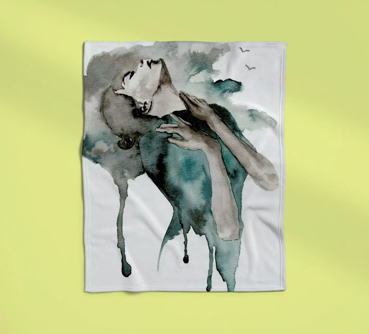 Storm Clouds fleecedeken van Larissa van der Laan