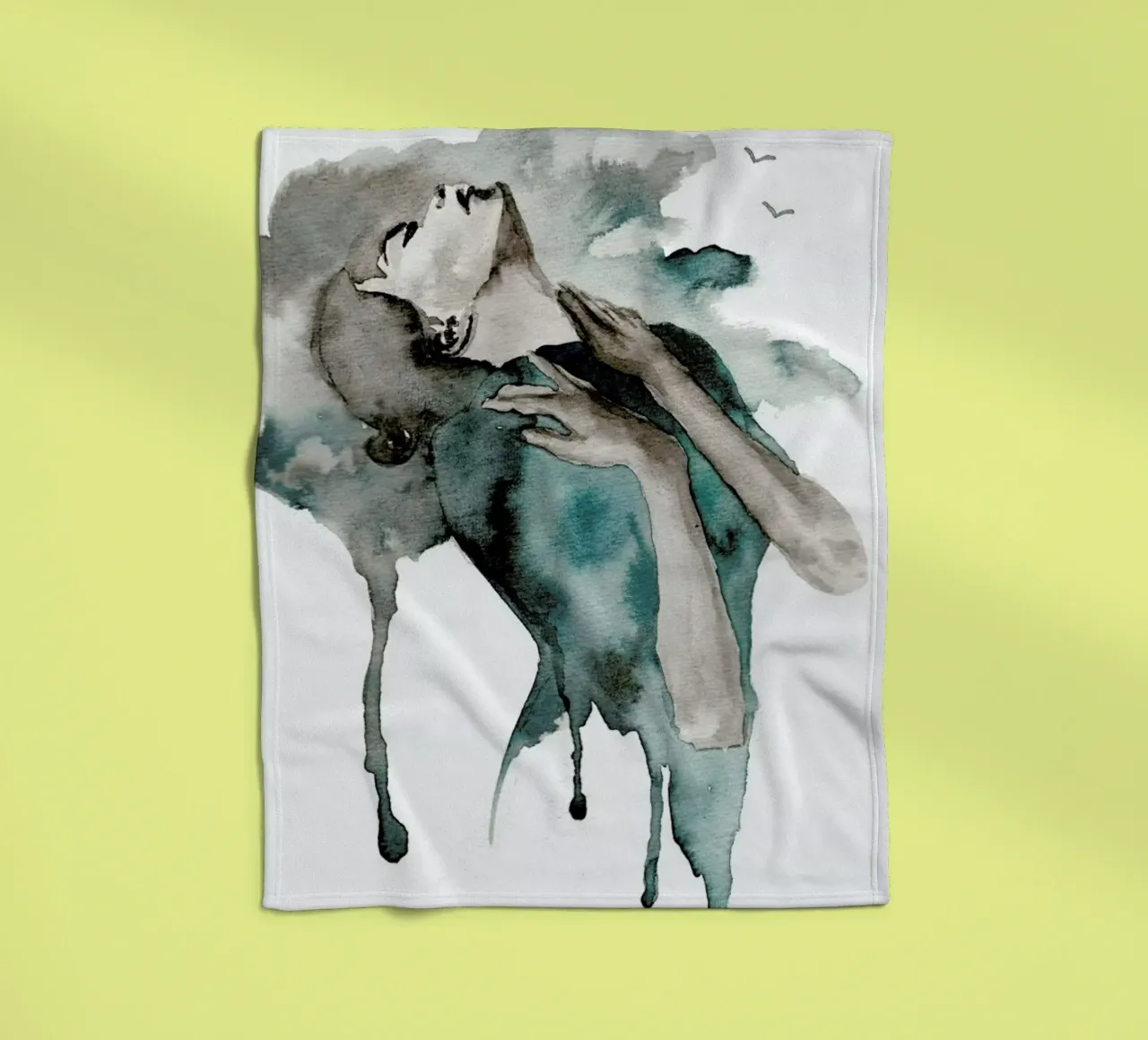 Storm Clouds Fleecedecke von Larissa van der Laan