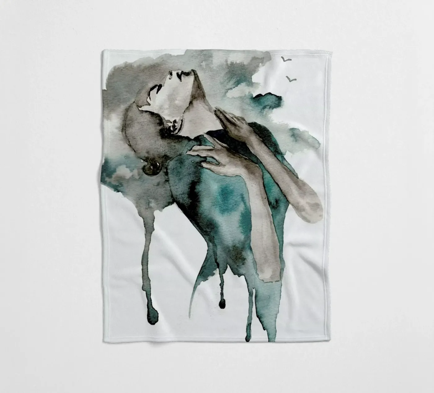 Storm Clouds fleecedeken van Larissa van der Laan