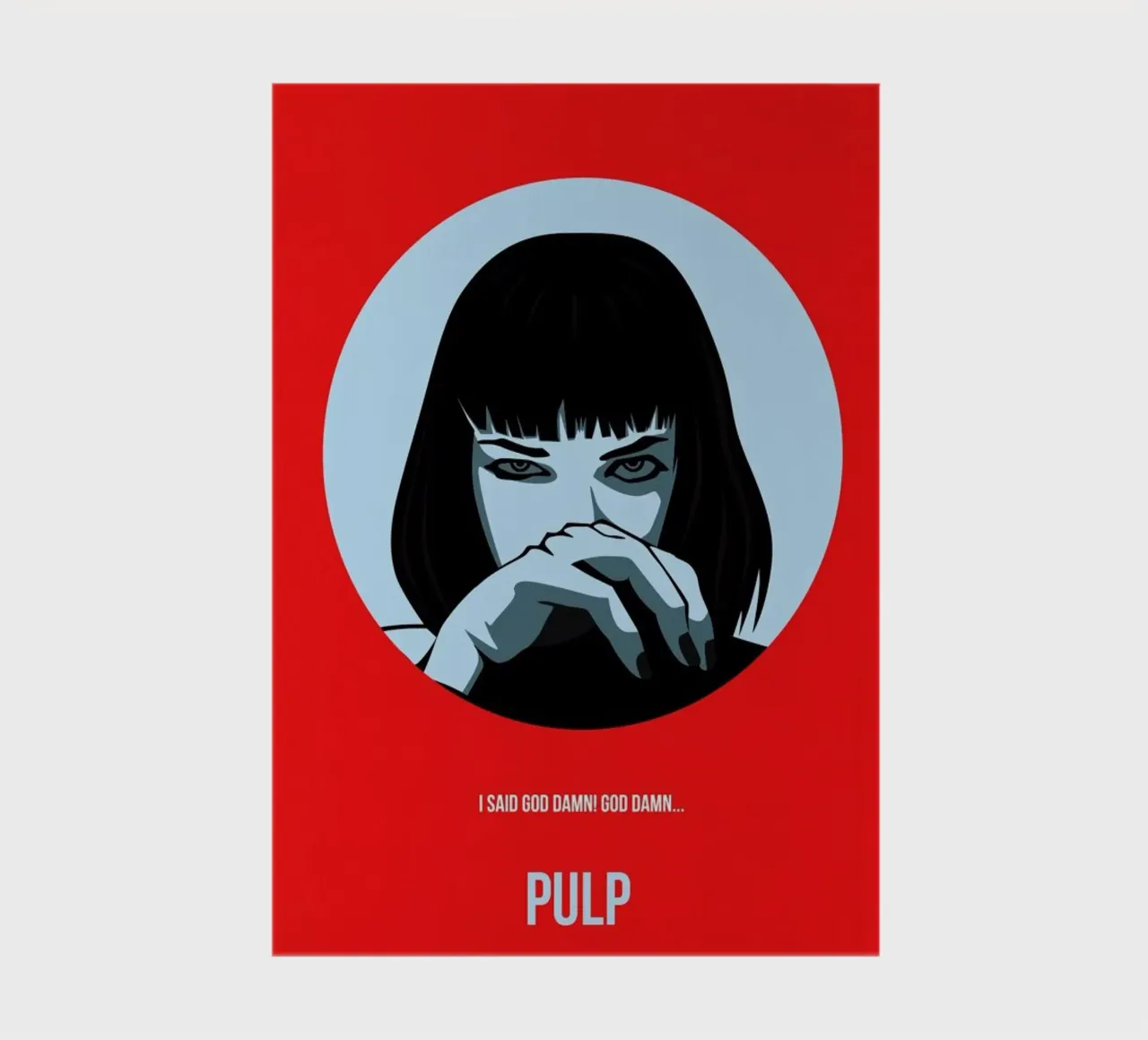 Pulp Poster 1 notebook by Naxart
