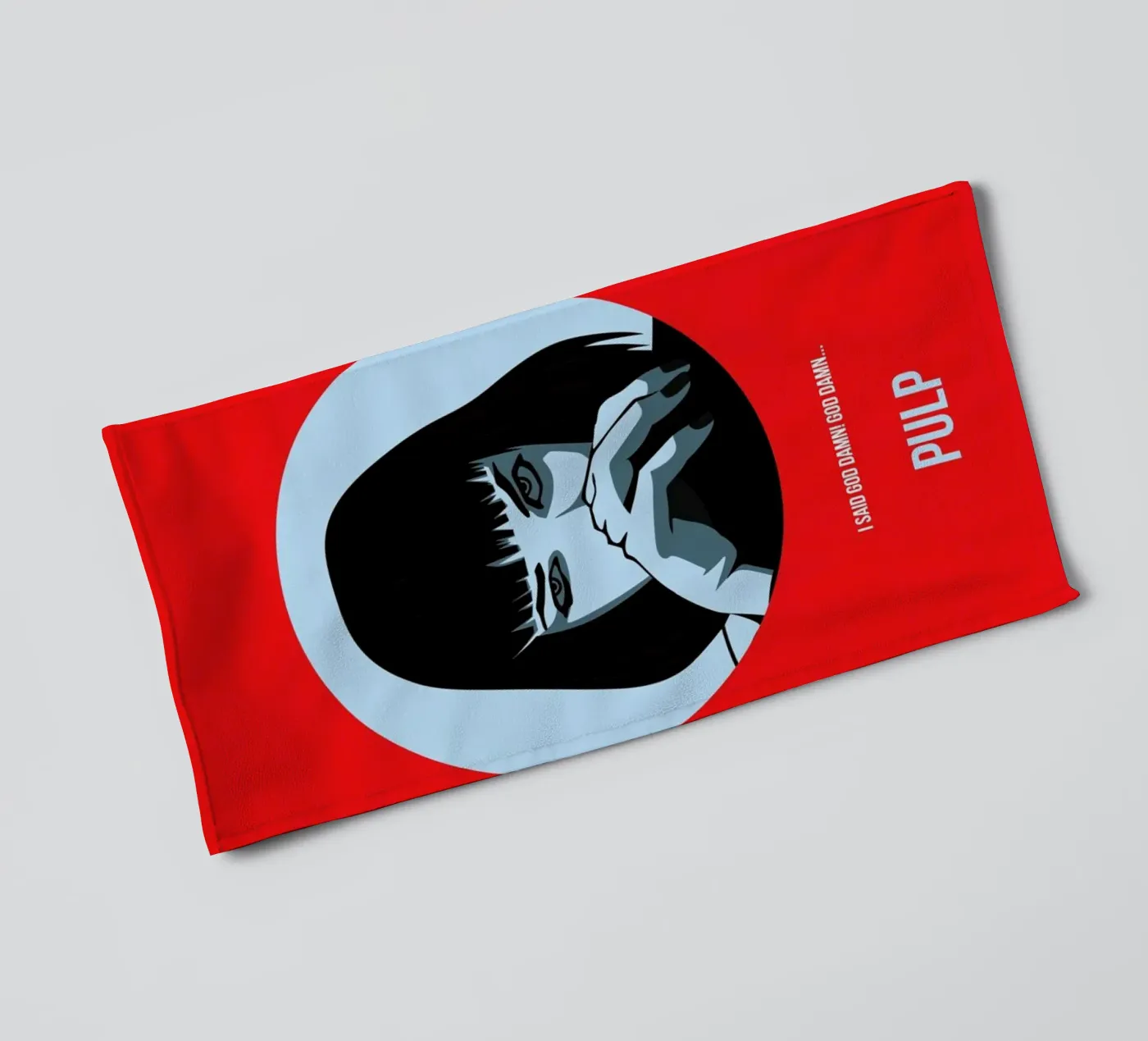 Pulp Poster 1 towel by Naxart