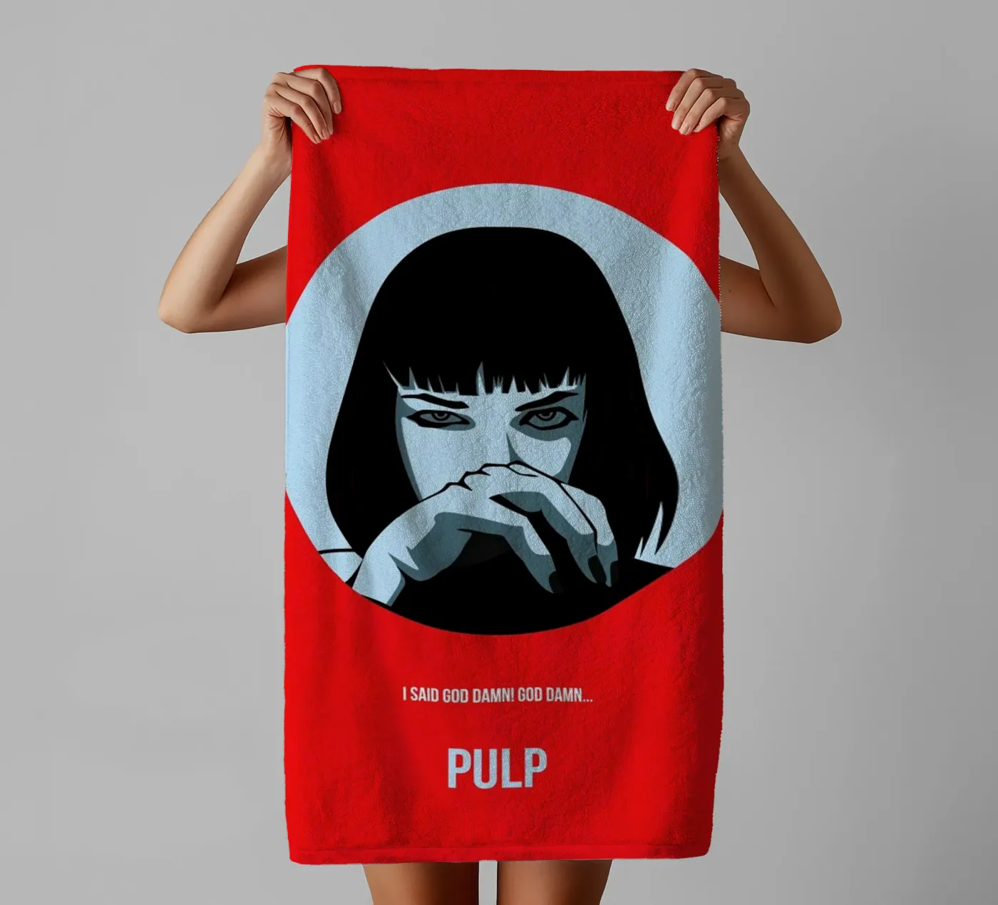 Pulp Poster 1 towel by Naxart