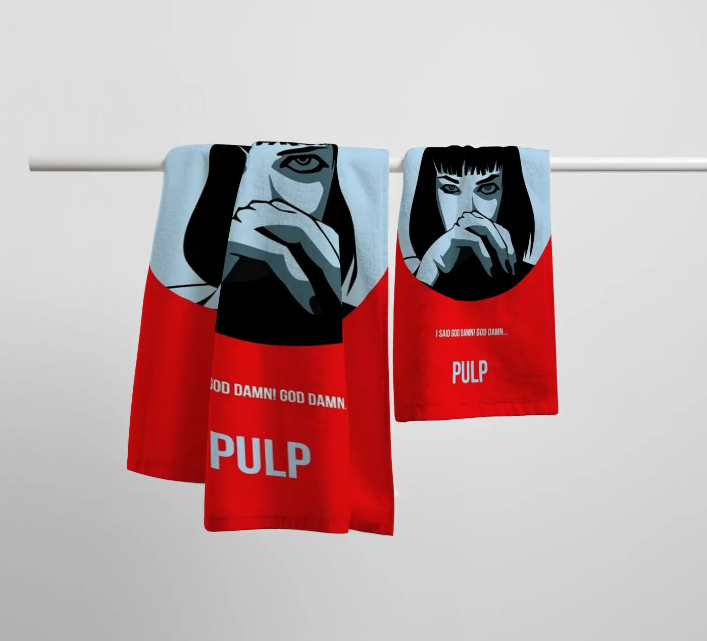 Pulp Poster 1 towel by Naxart