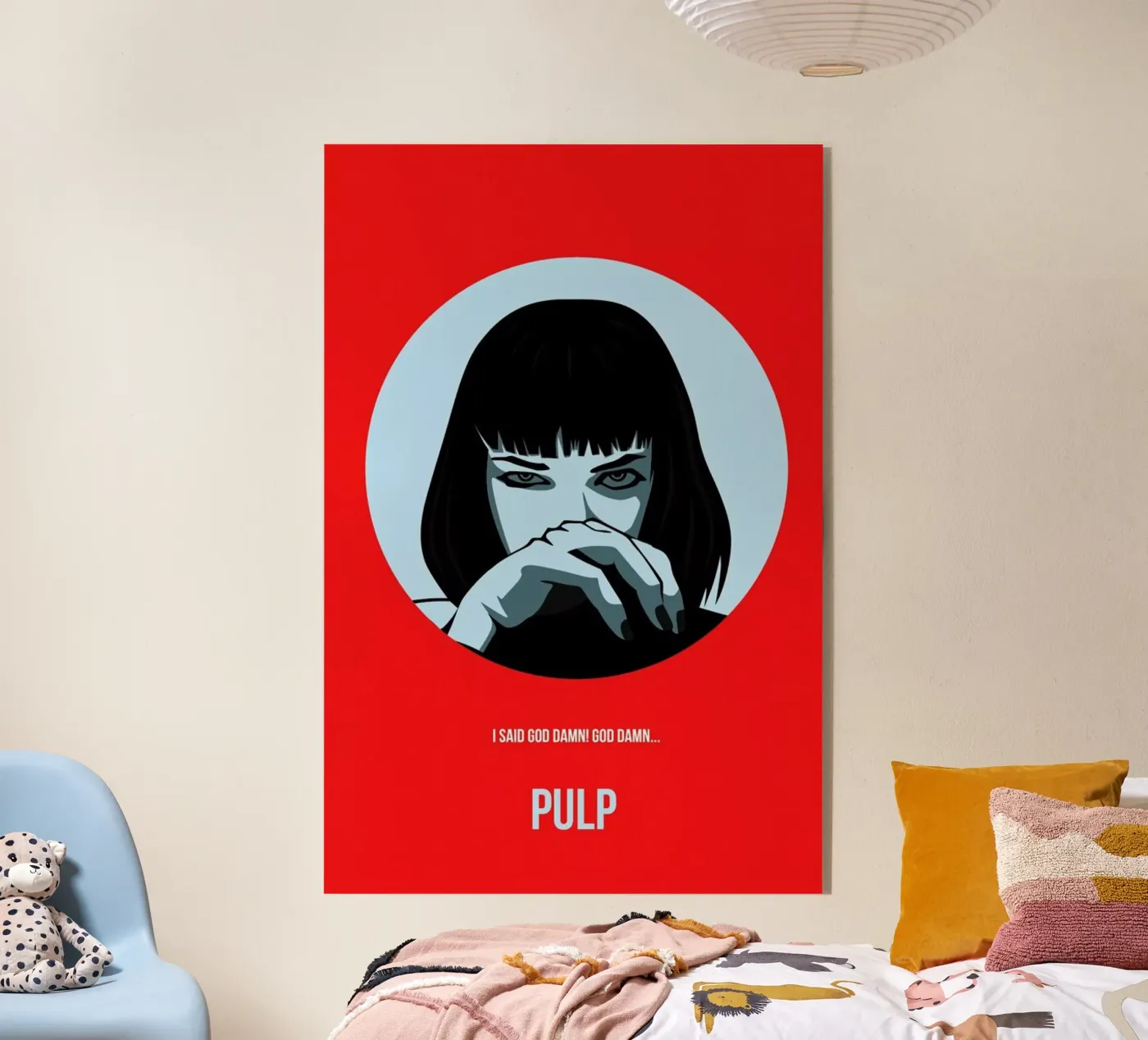 Pulp Poster 1 acrylic glass by Naxart