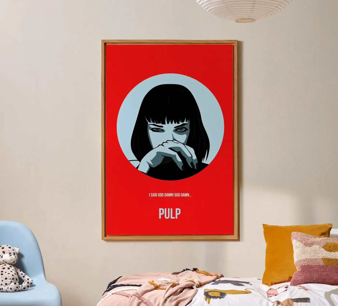 Pulp Poster 1 pannello forex da Naxart