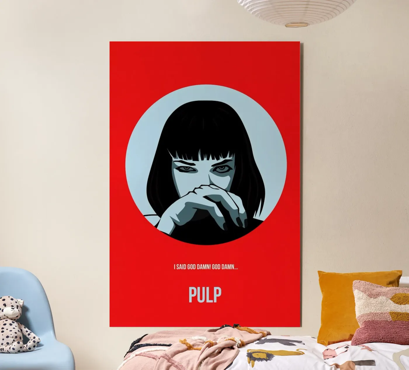 Pulp Poster 1 pannello forex da Naxart