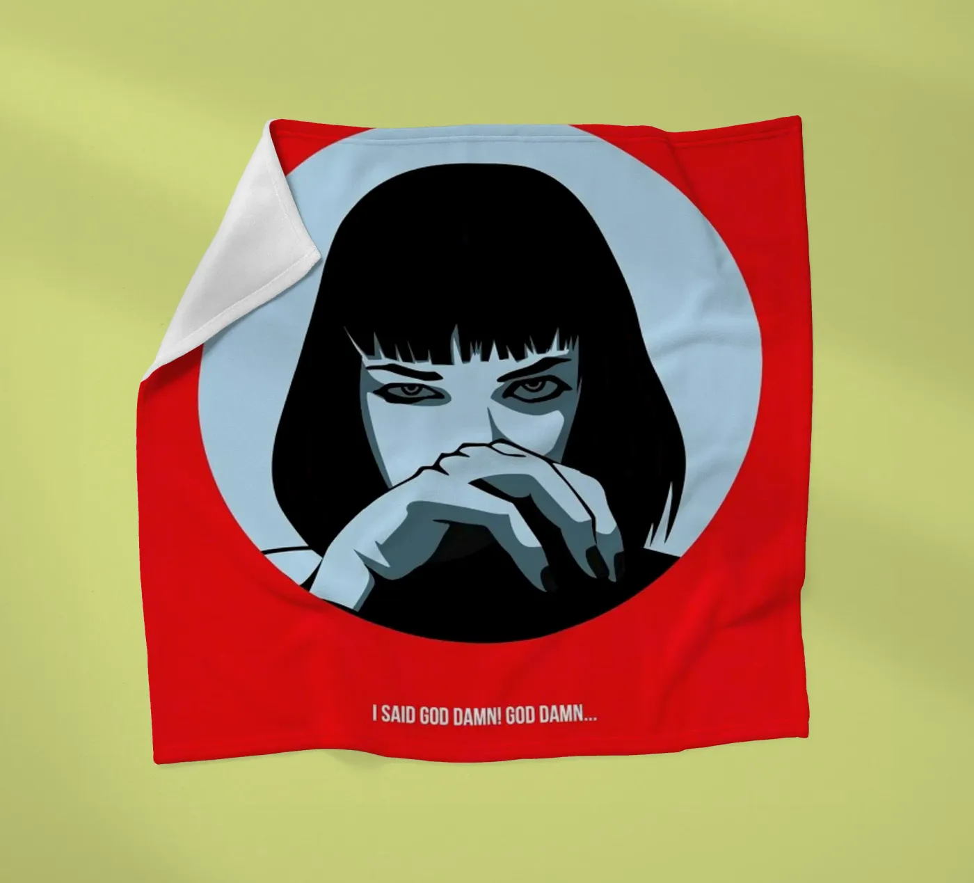 Pulp Poster 1 Fleecedecke von Naxart