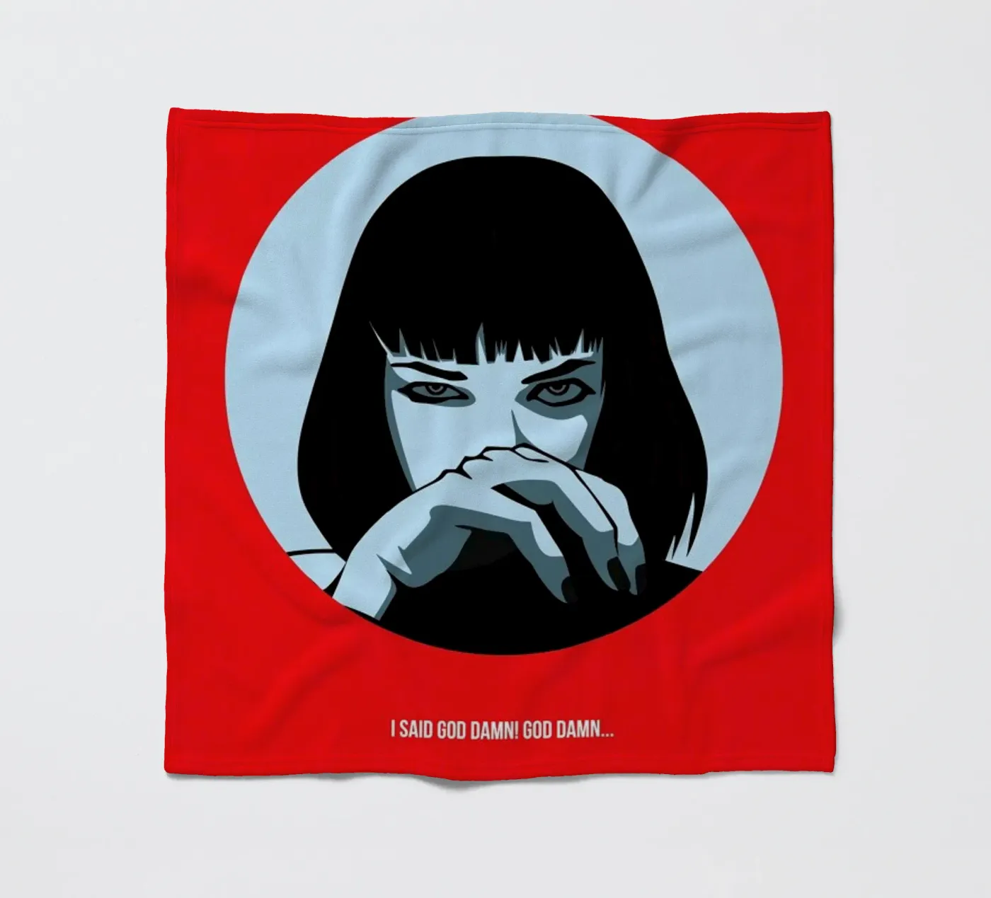 Pulp Poster 1 Fleecedecke von Naxart