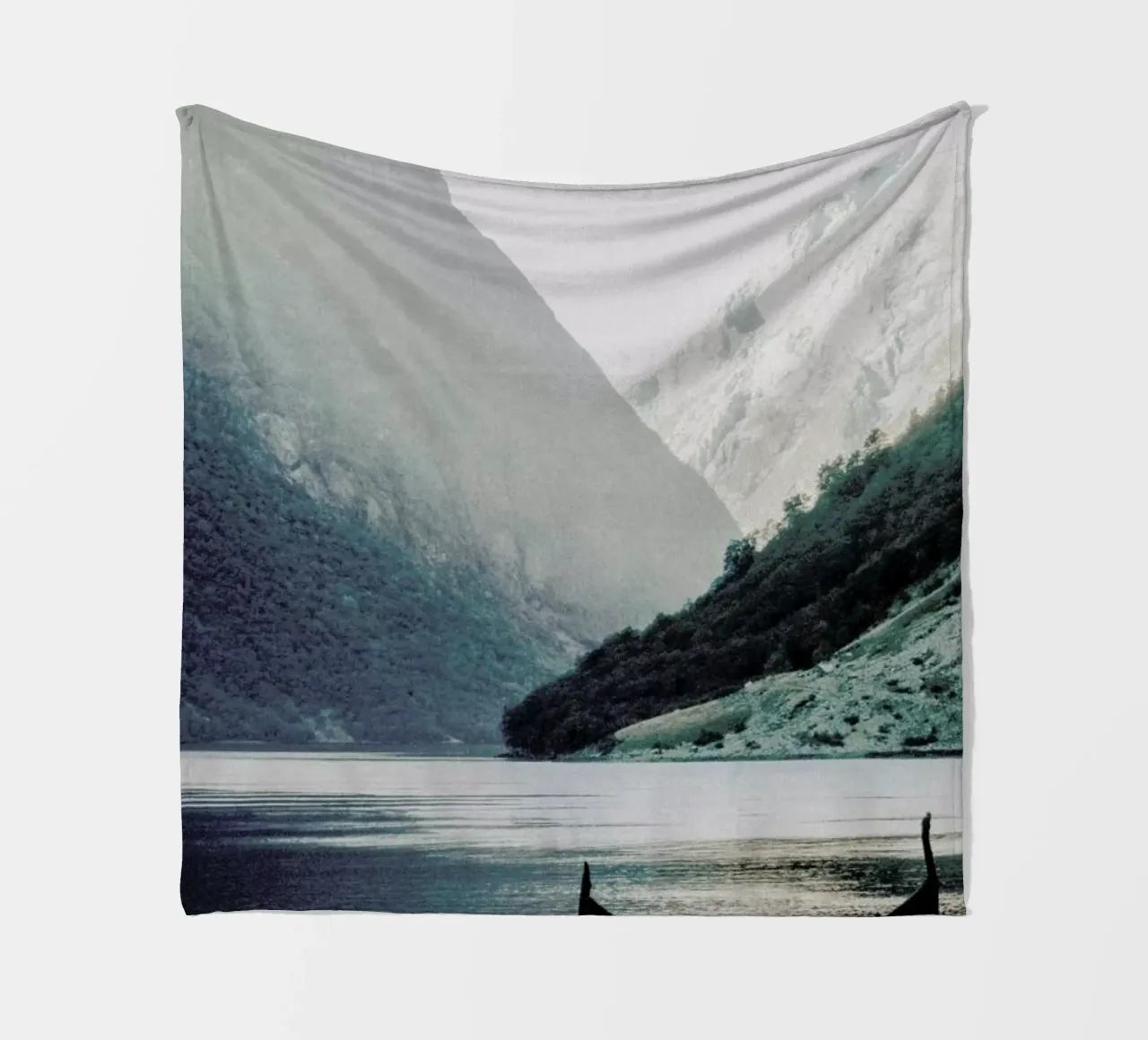 Silence fleecedeken van Ingrid Beddoes