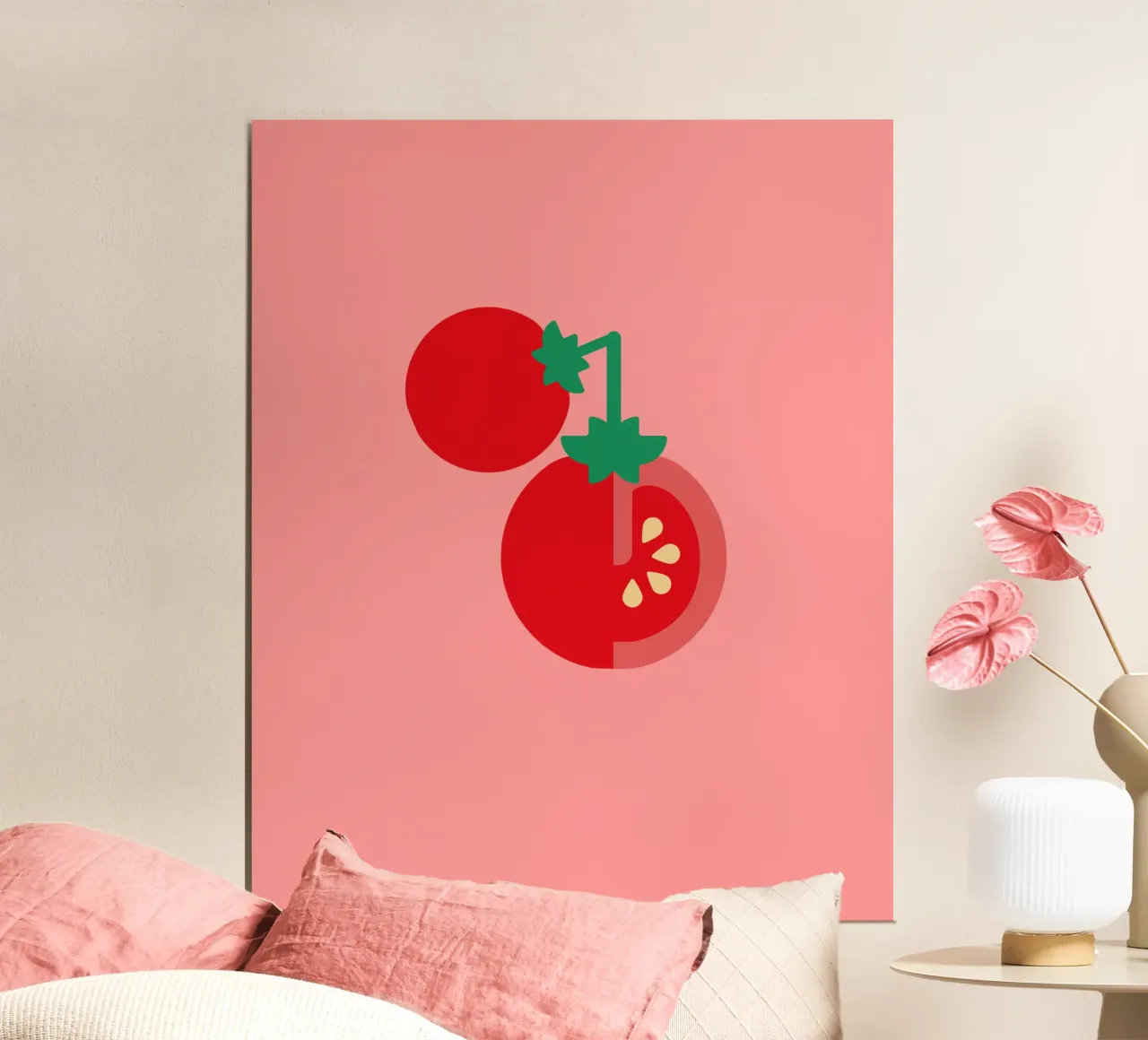 Tomaten poster con telaio in plastica da DARIA IVANOVNA