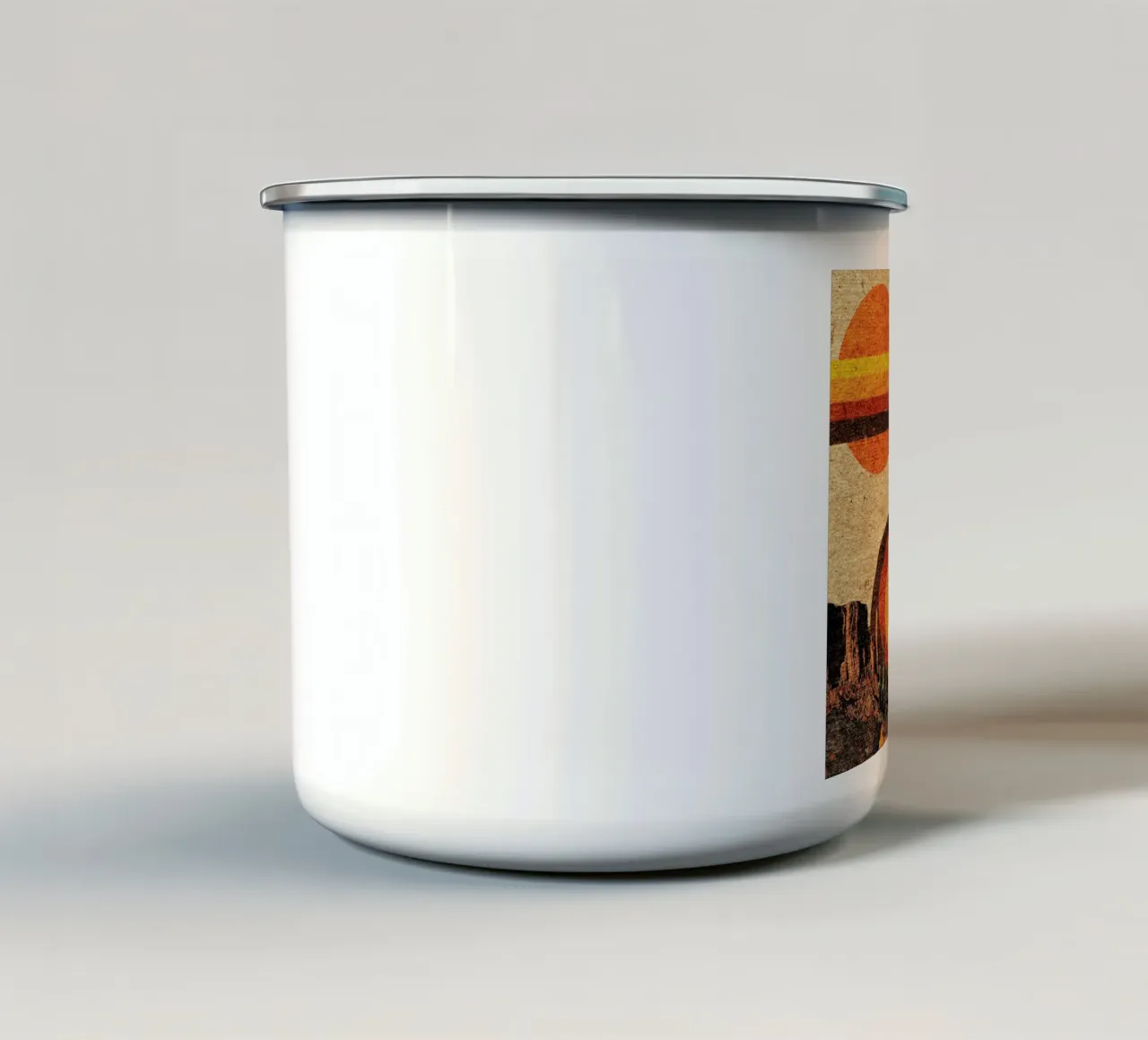 C enamel mug by Kris Tate