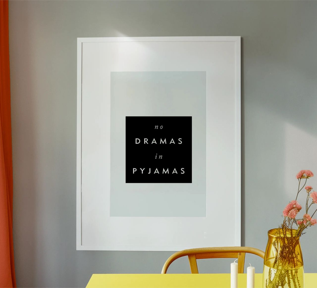 No Drama Poster von typealive