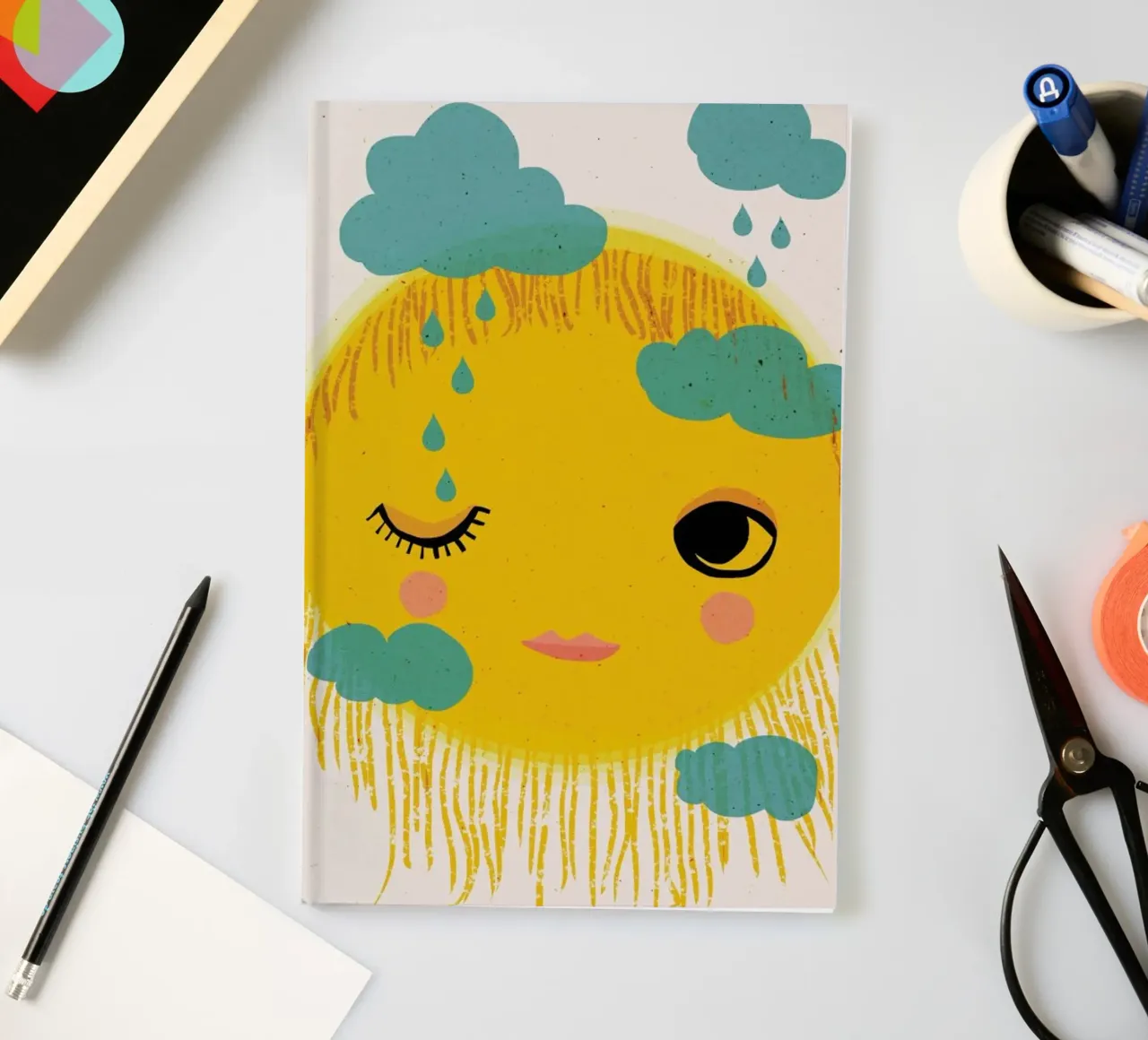 Sun And Rain notebook by treechild