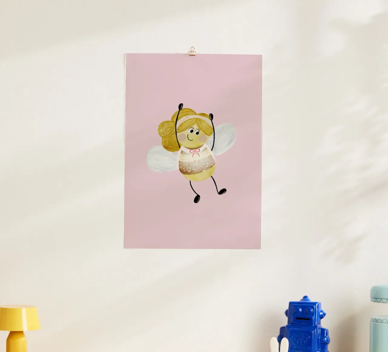 Bee happy L'ape balla poster da HummelBär