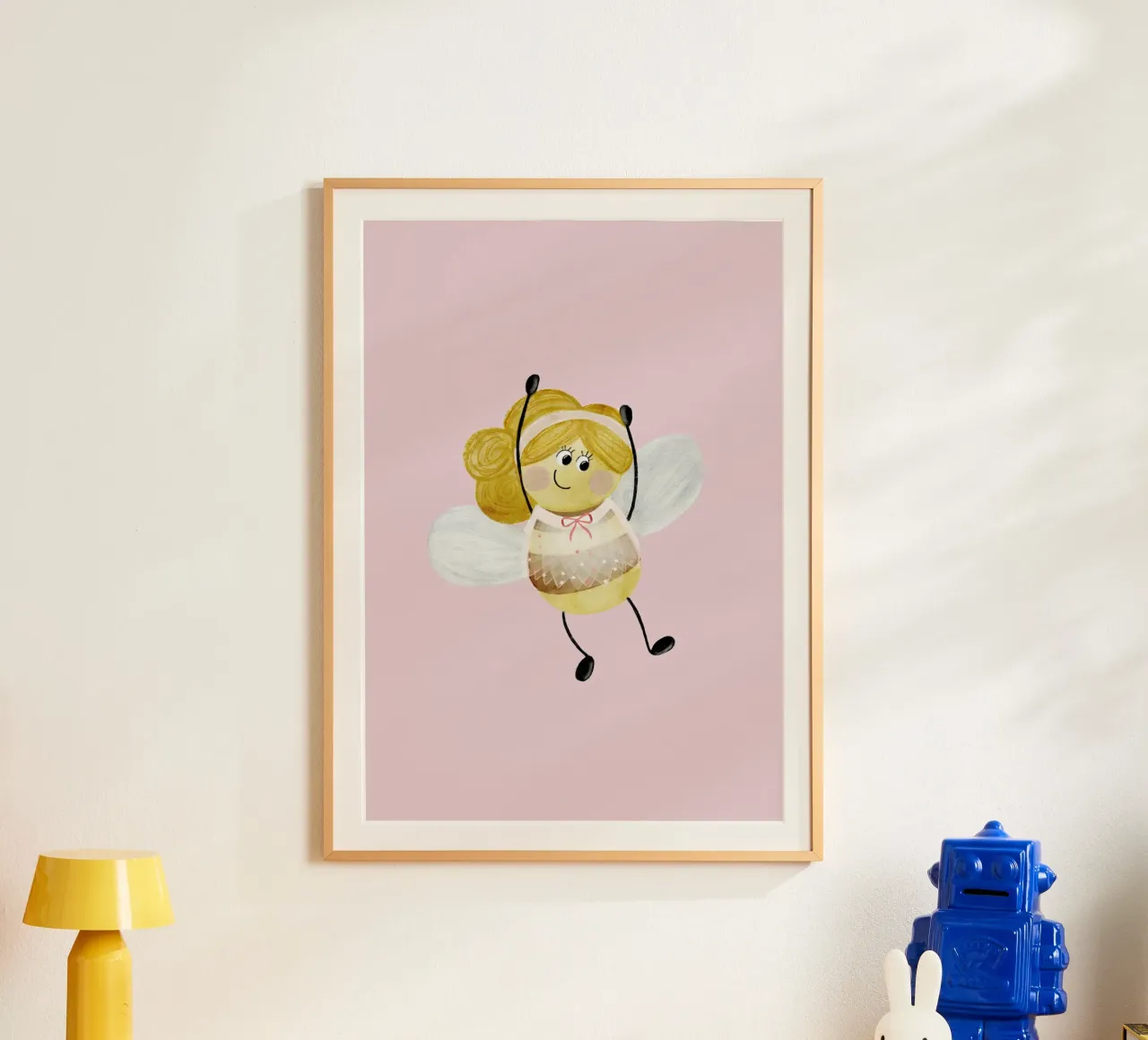 Bee happy L'ape balla poster da HummelBär