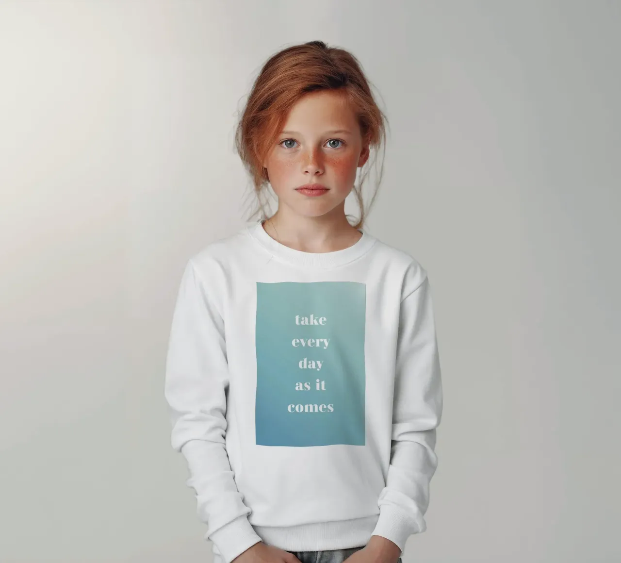 Take Every Day kids sweatshirt by Studio One
