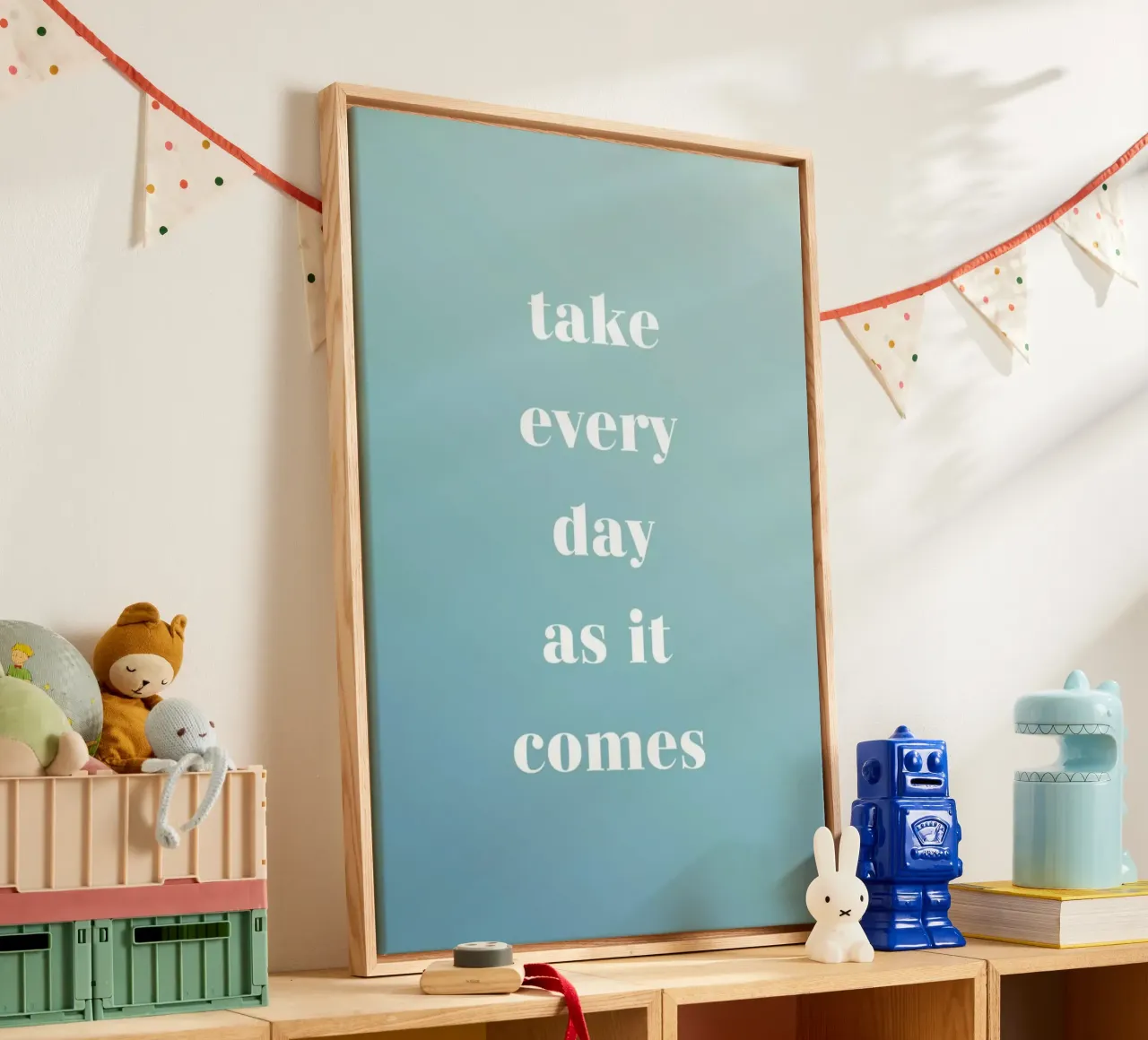 Take Every Day tela con Cornice a cassetta da Studio One