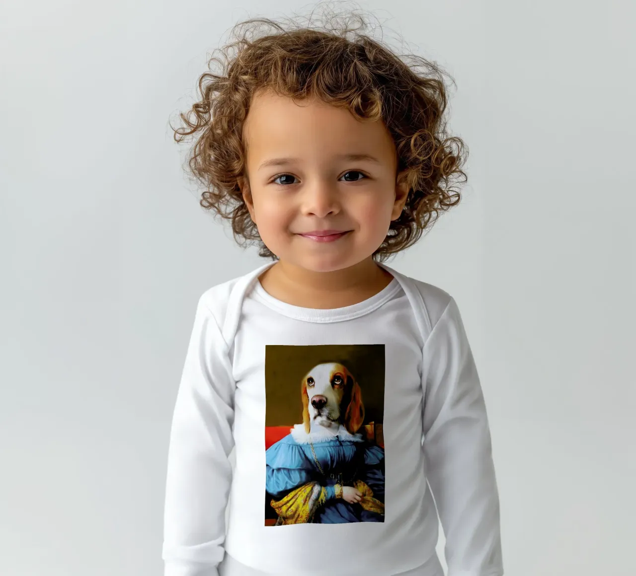 Elfie long-sleeve baby romper by Tein Lucasson