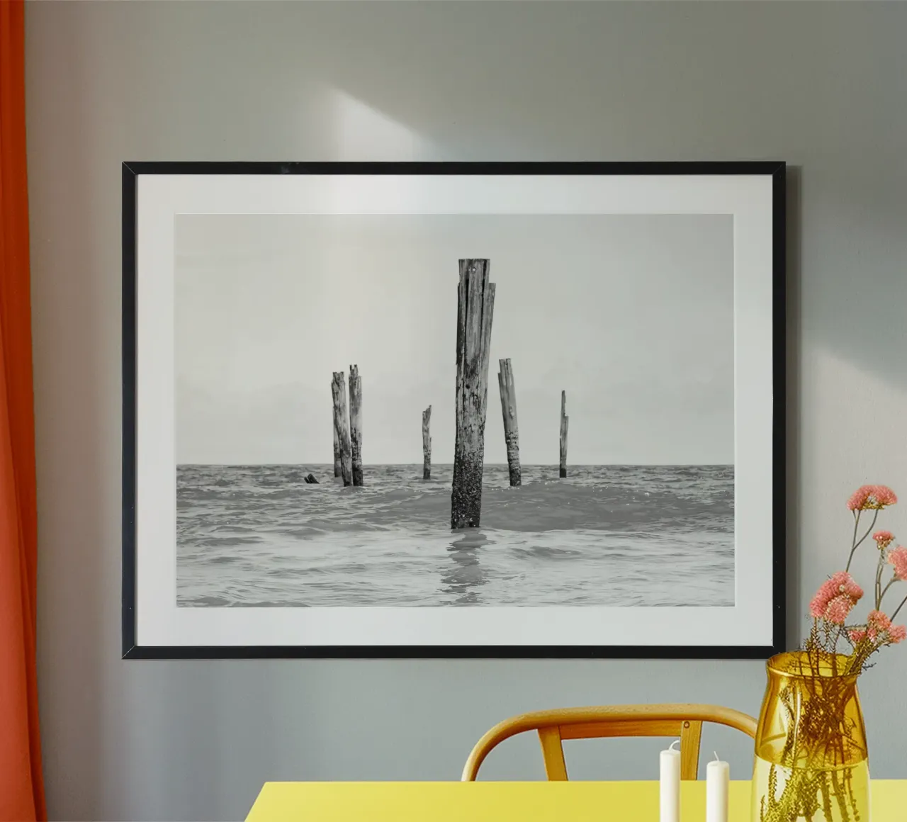 Paesaggio marino #2 carta hahnemühle da rafael campezato