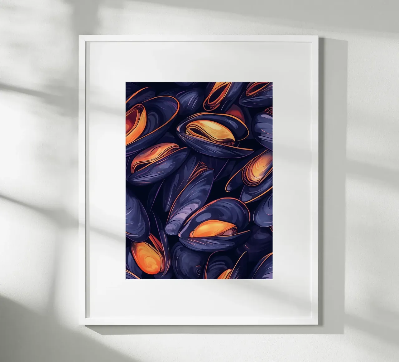Una marea di sapori poster con telaio in legno da Spice & Style