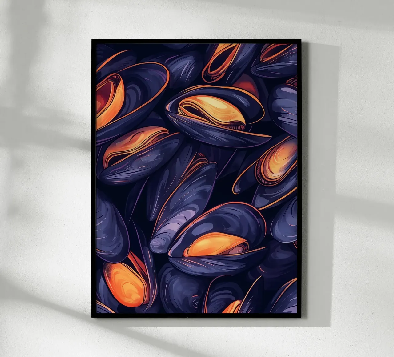 Una marea di sapori poster con telaio in legno da Spice & Style