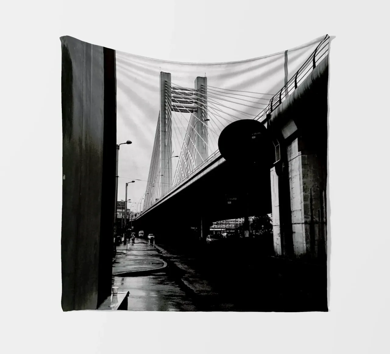 URBN VIII fleece blanket by Sebastian Hilgetag