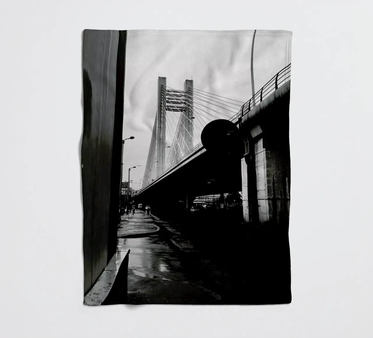 URBN VIII fleece blanket by Sebastian Hilgetag
