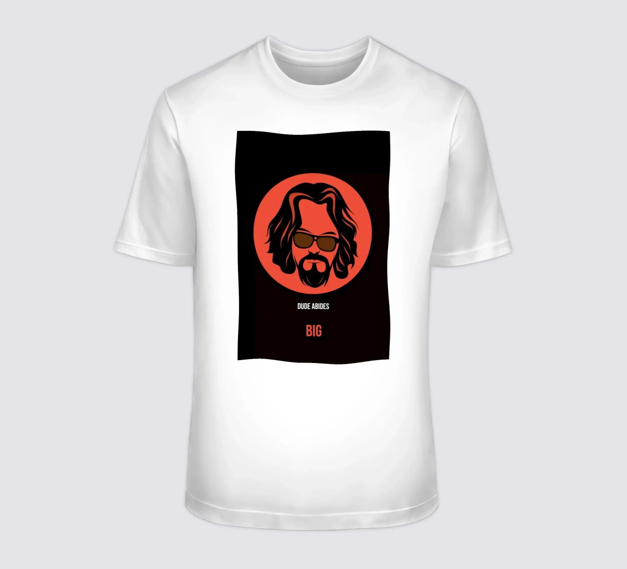 Dude Abides Poster 1 t-shirt da Naxart