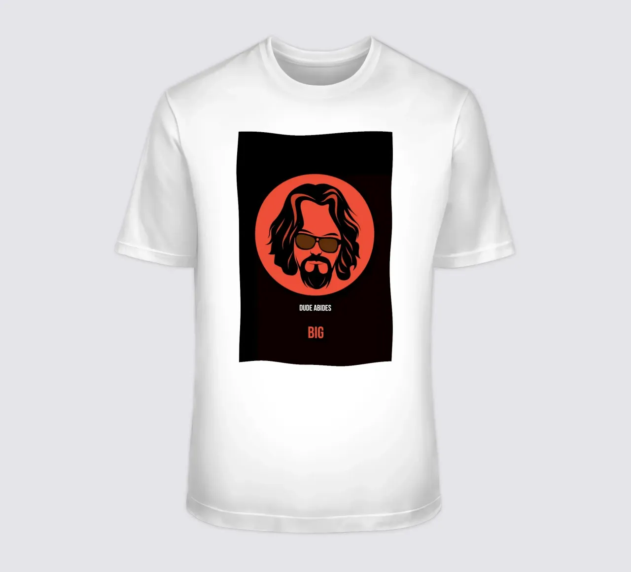 Dude Abides Poster 1 t-shirt da Naxart