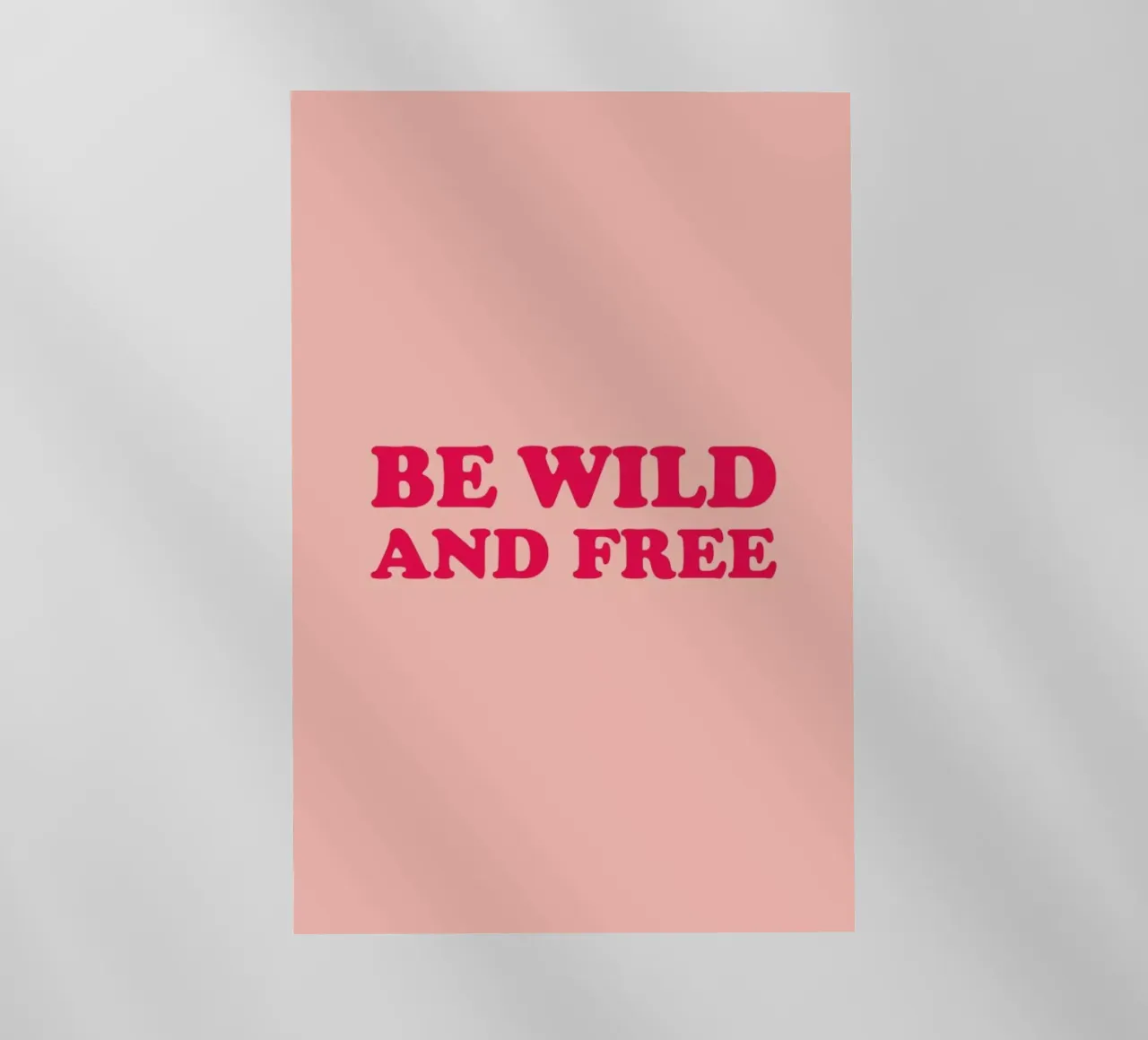 Be Wild and Free - Pink pellicola backlit da Studio One