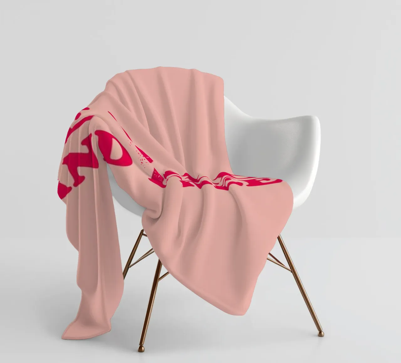Be Wild and Free - Pink coperta in pile da Studio One