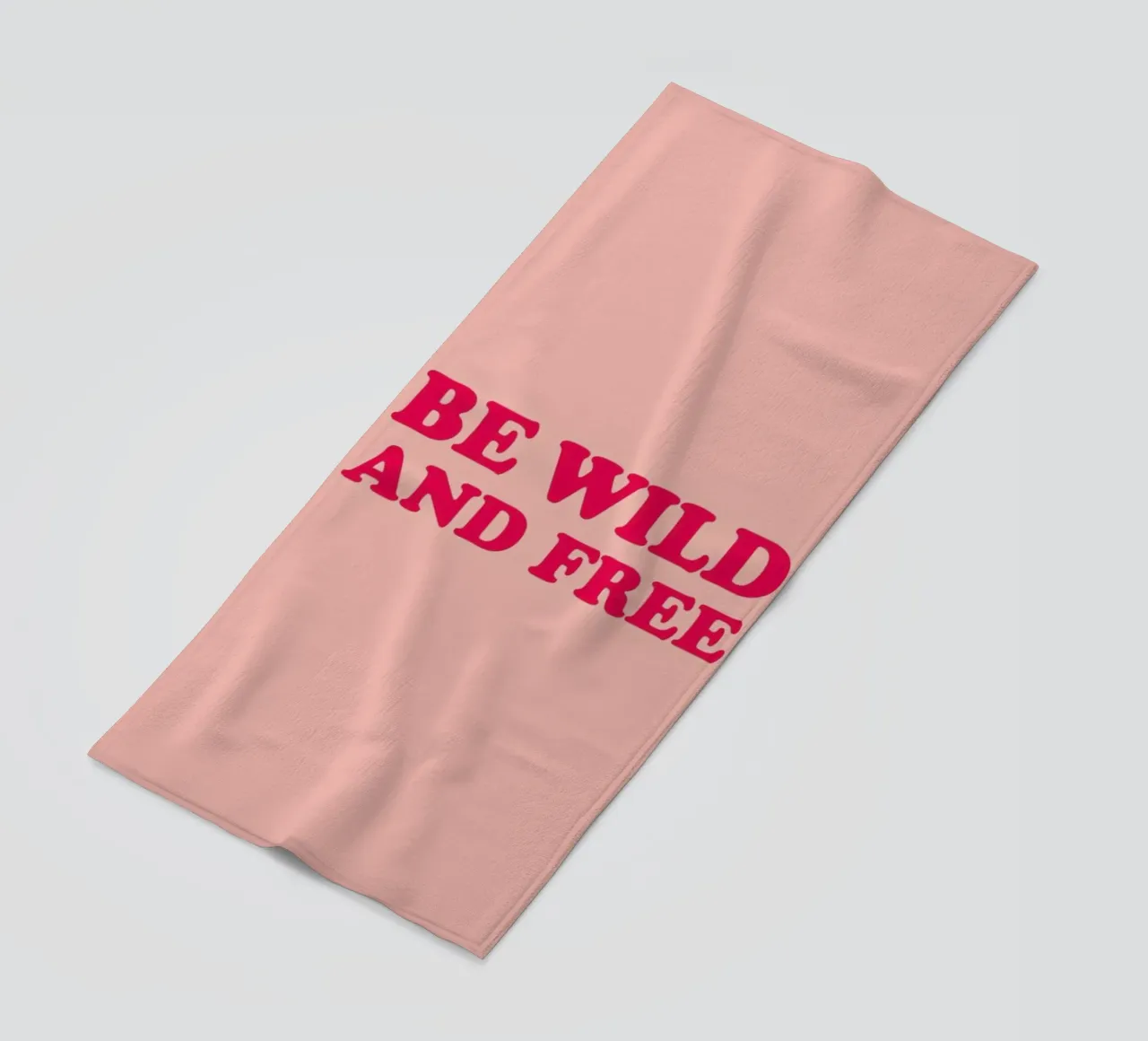 Be Wild and Free - Pink telo mare da Studio One