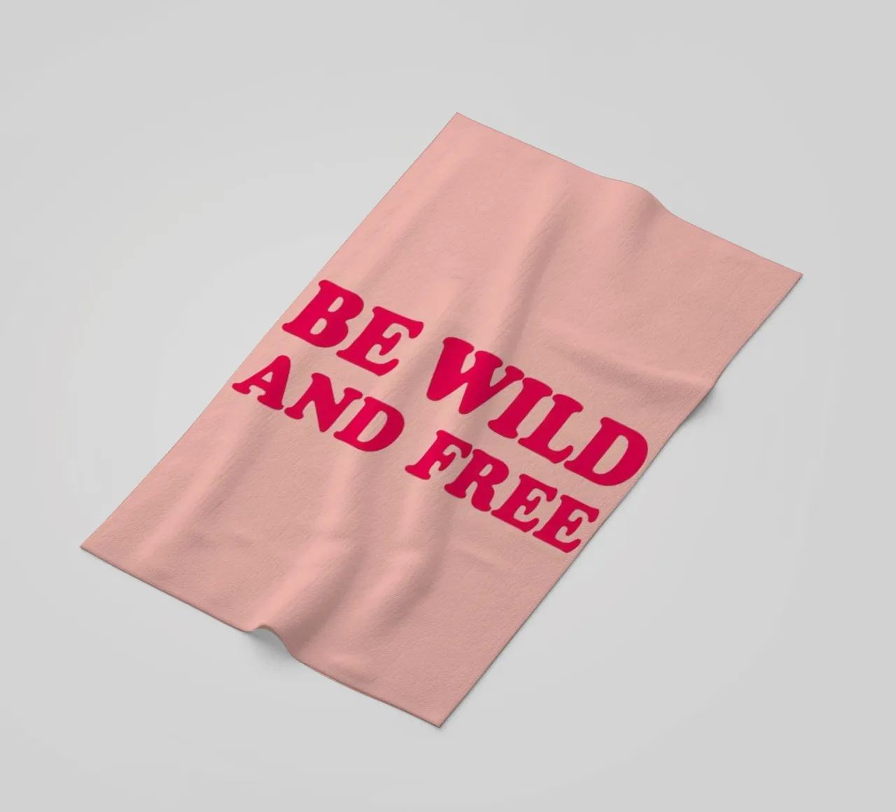 Be Wild and Free - Pink telo mare da Studio One