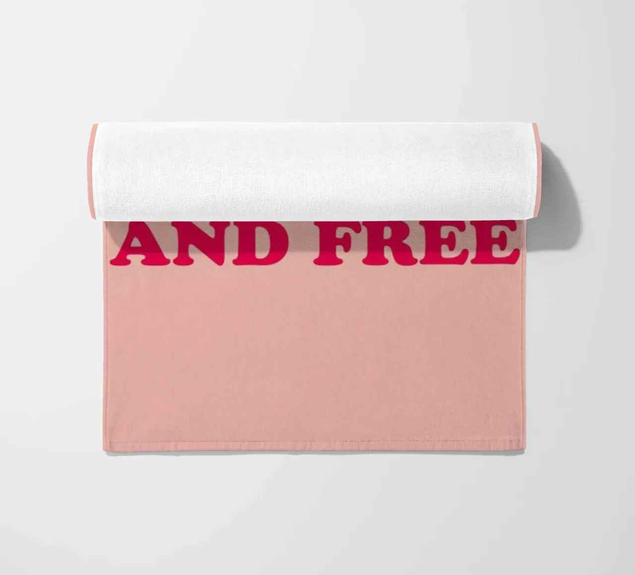 Be Wild and Free - Pink telo mare da Studio One