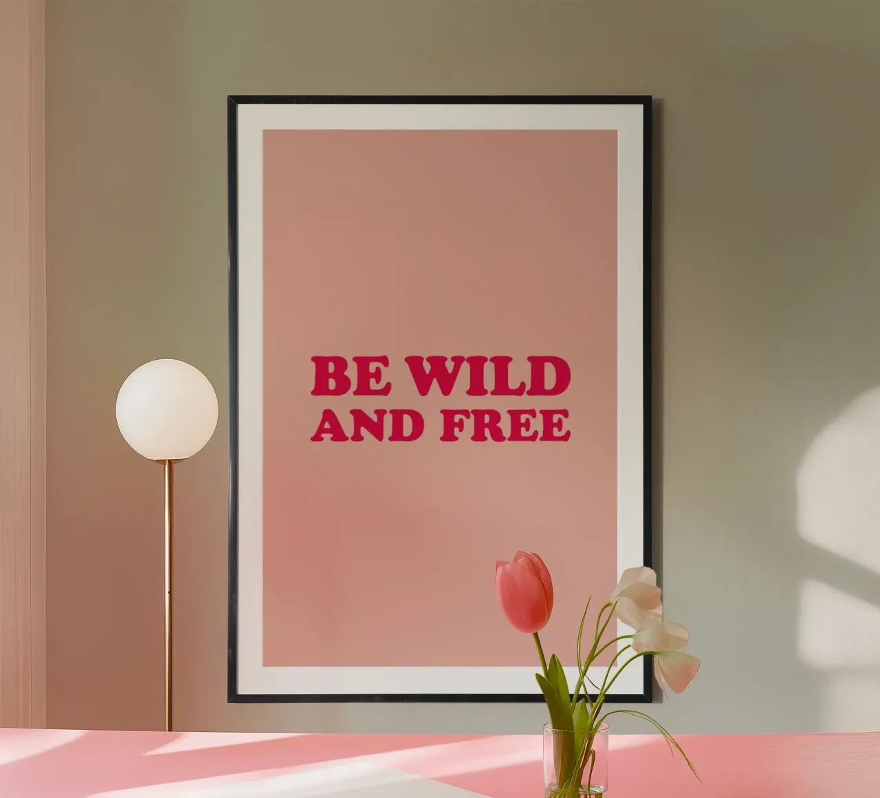 Be Wild and Free - Pink carta hahnemühle da Studio One