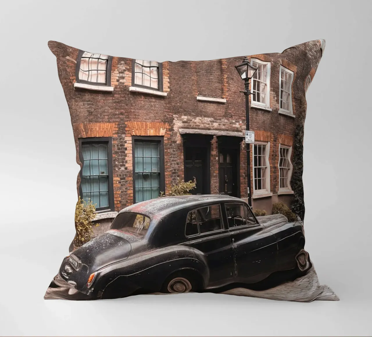 Londra, Inghilterra I Auto d'epoca a Shoreditch cuscino da Julie Travel Photography