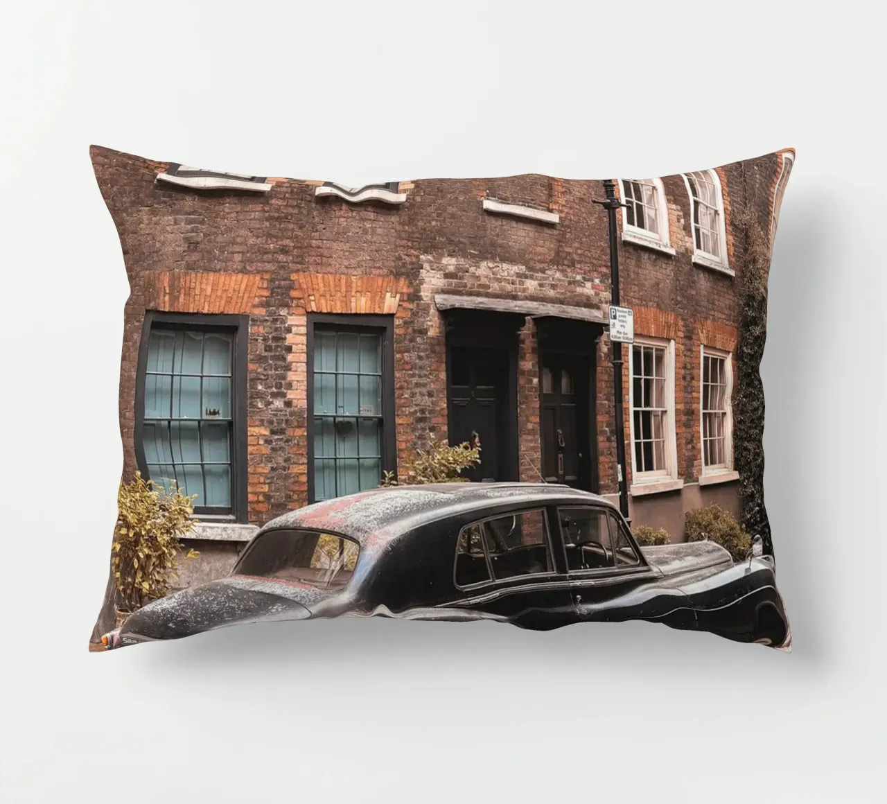 Londra, Inghilterra I Auto d'epoca a Shoreditch cuscino da Julie Travel Photography