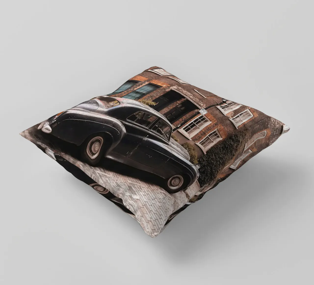 Londra, Inghilterra I Auto d'epoca a Shoreditch cuscino da Julie Travel Photography