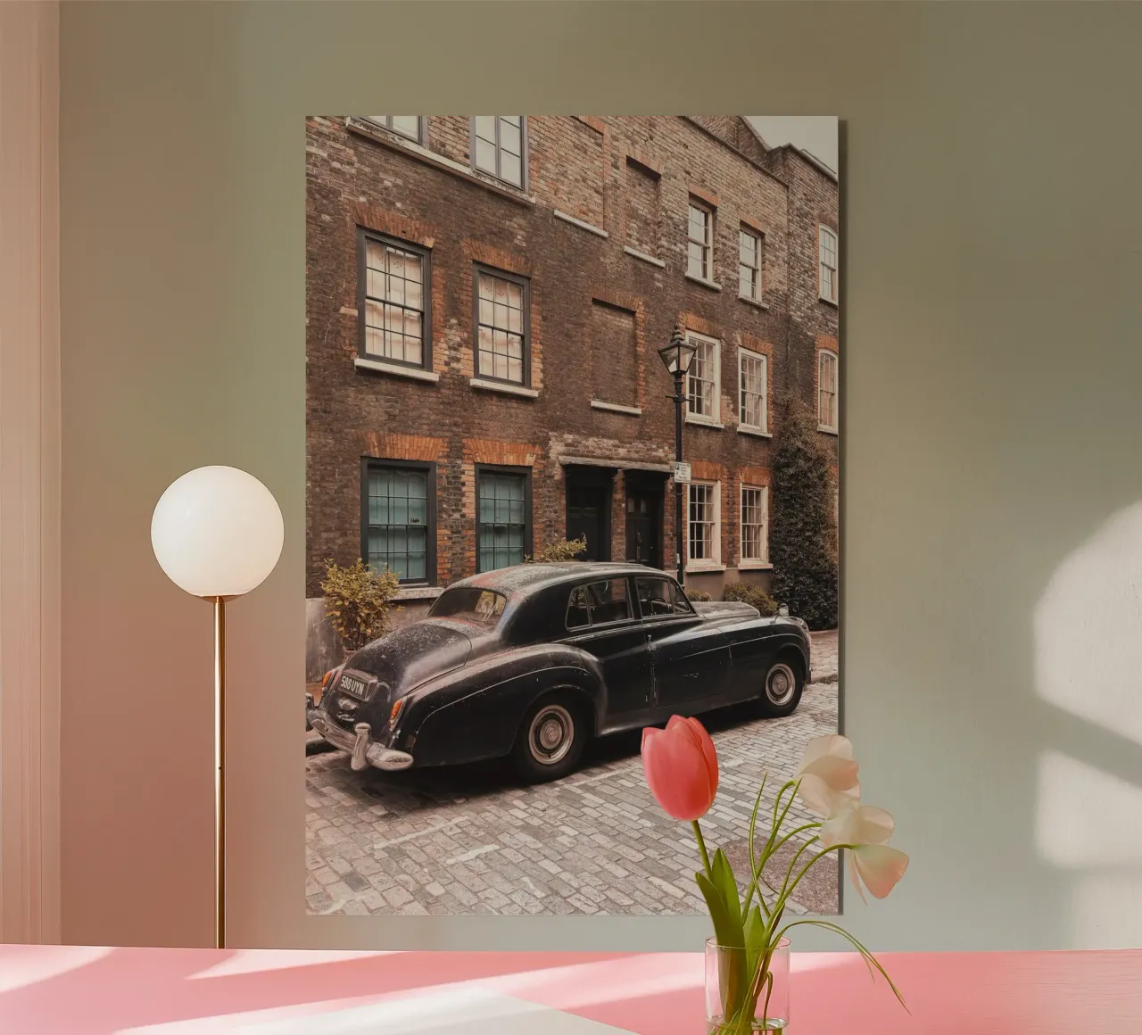Londra, Inghilterra I Auto d'epoca a Shoreditch alluminio dibond da Julie Travel Photography