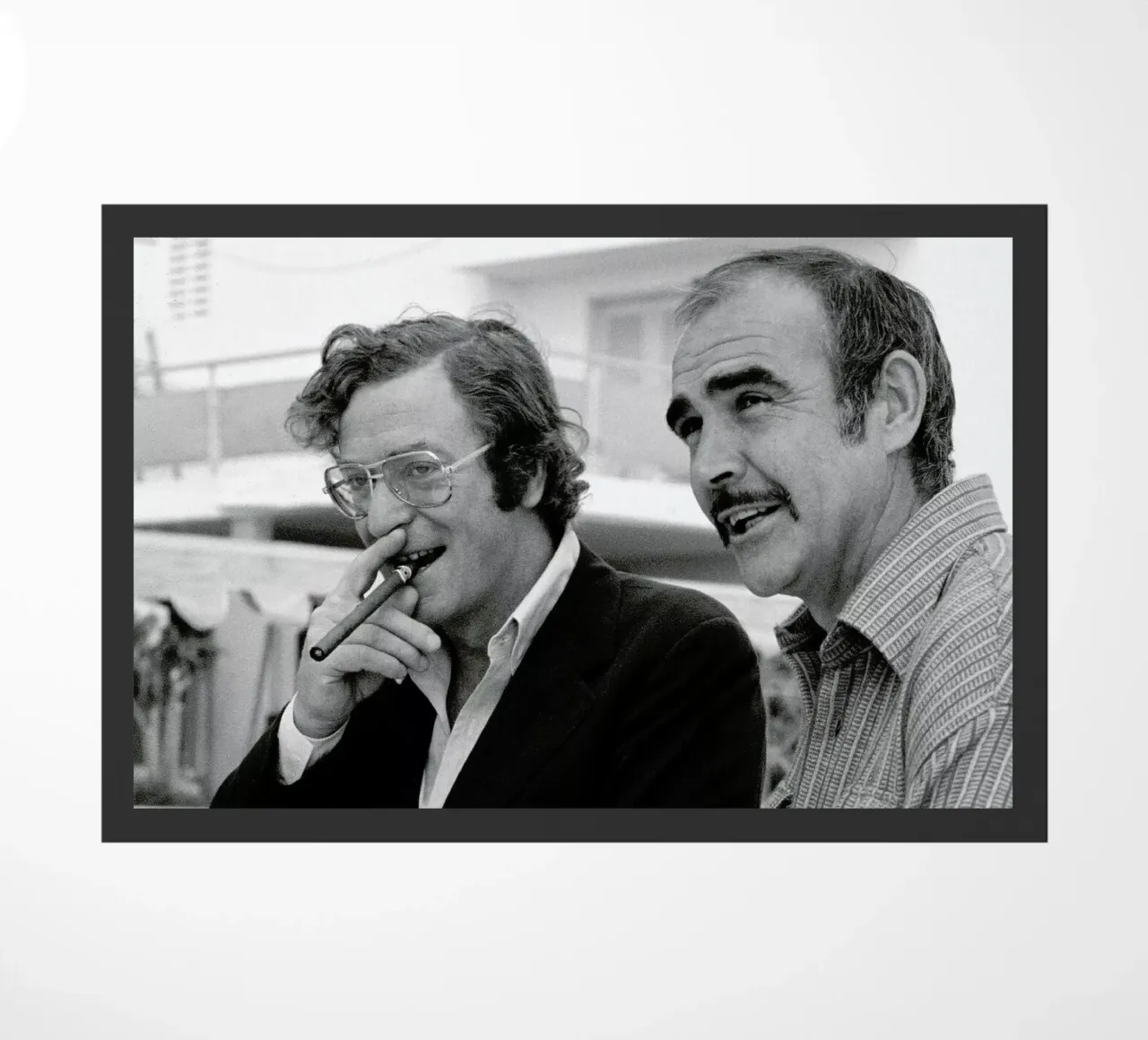Michael Caine & Sean Connery on Set doormat by Gallery Print and Art Limited