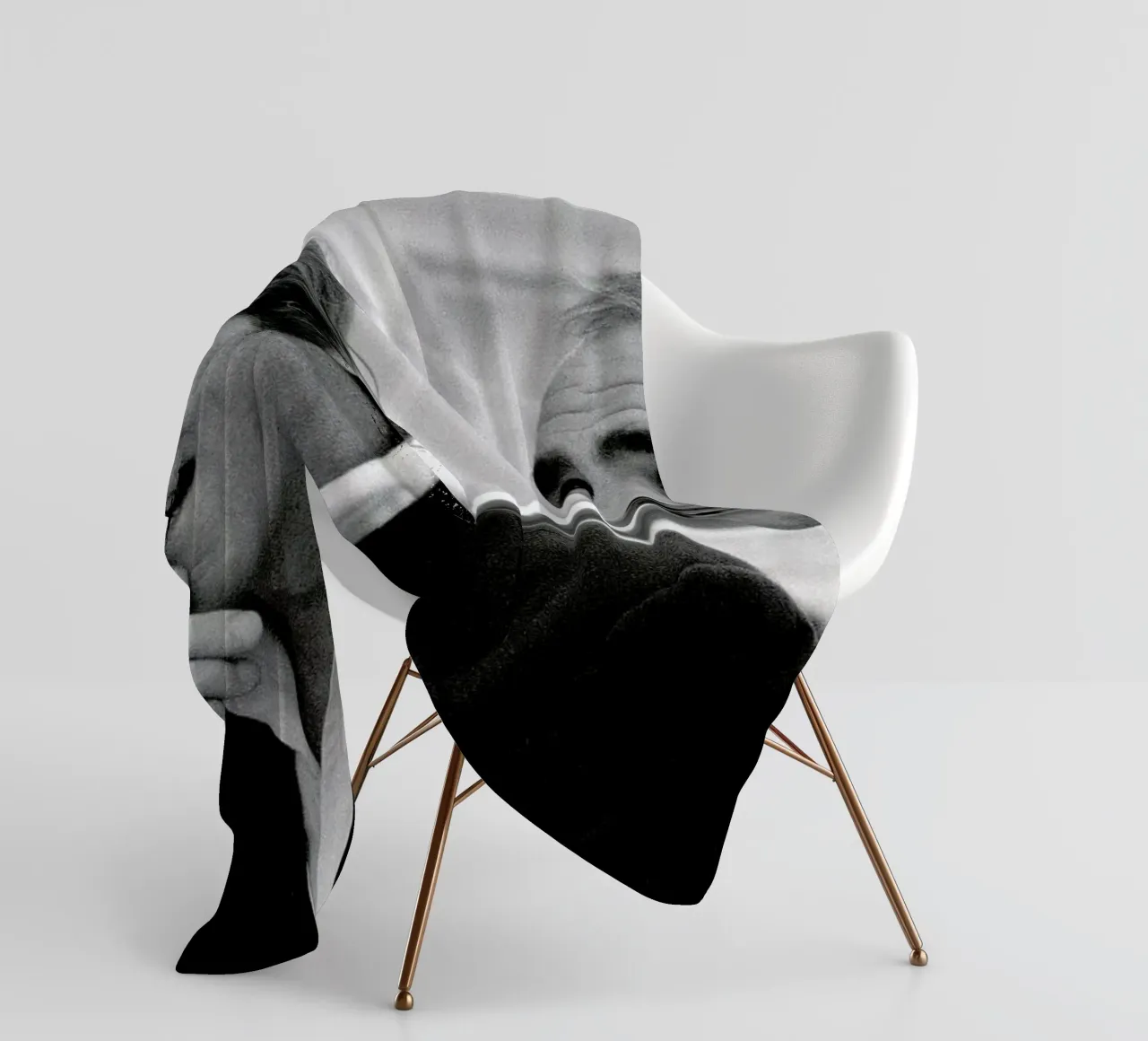 Michael Caine & Sean Connery on Set coperta in pile da Gallery Print and Art Limited