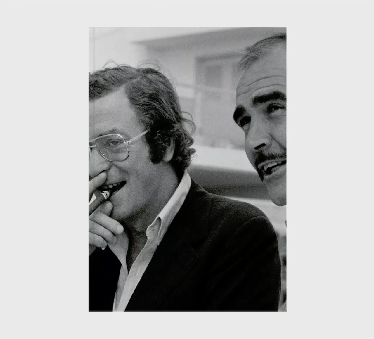 Michael Caine & Sean Connery on Set Notizbuch von Gallery Print and Art Limited