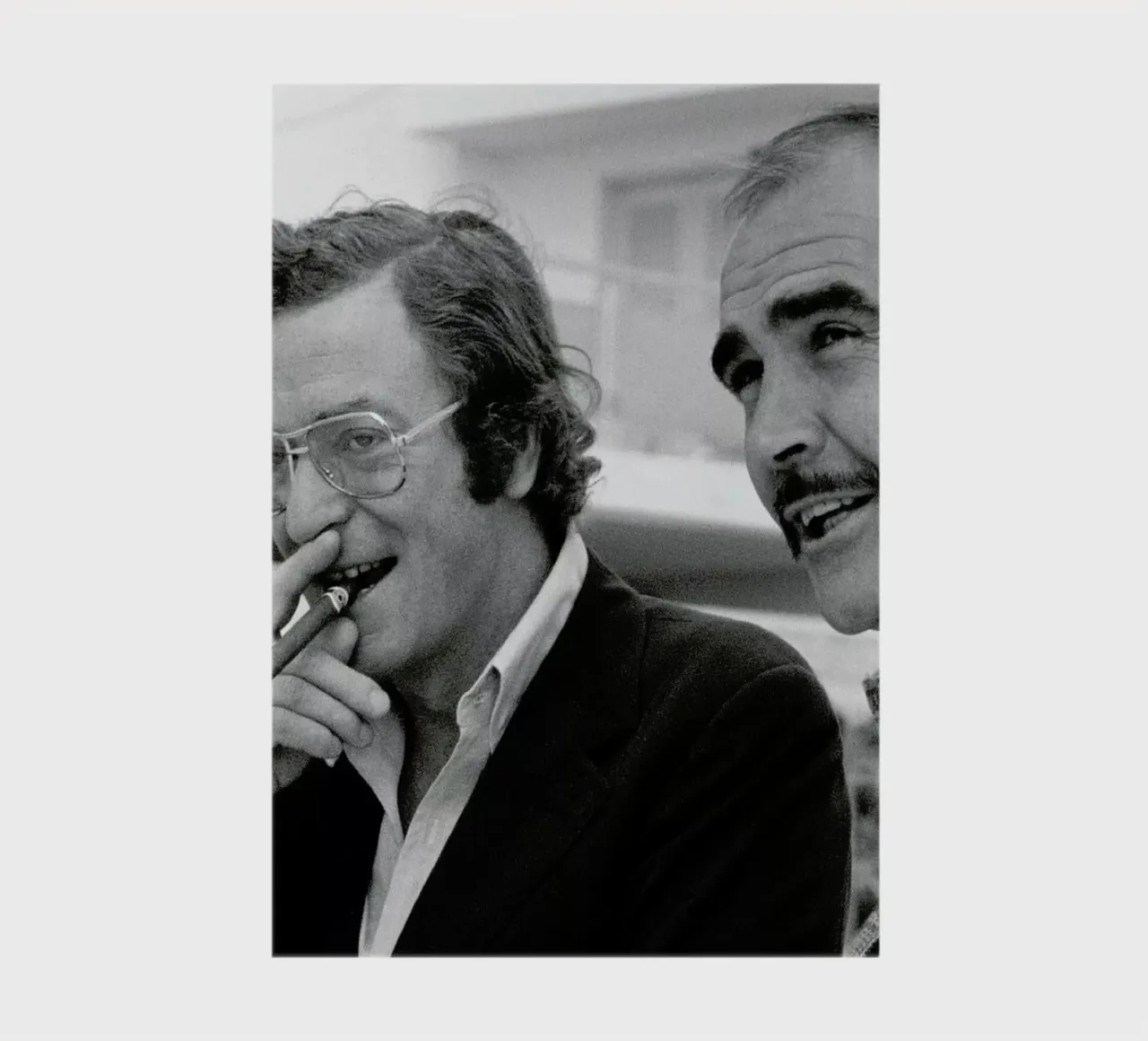 Michael Caine & Sean Connery on Set diario da Gallery Print and Art Limited